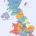 Large Regional Map England Map Map Of Britain Map Of Great Britain