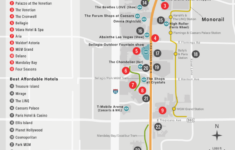 LAS VEGAS MAP Best Hotels Resorts On The Strip