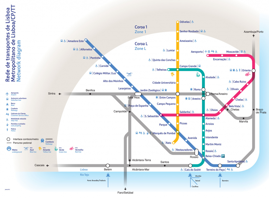 Lisbon Metro Map Australia 7 World Wide Maps Within Lisbon Metro Map 