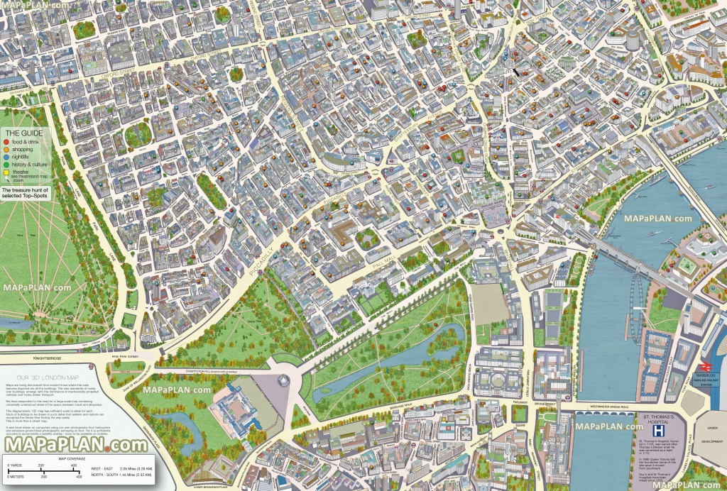 London Sightseeing Map Printable Printable London Map Tourist 