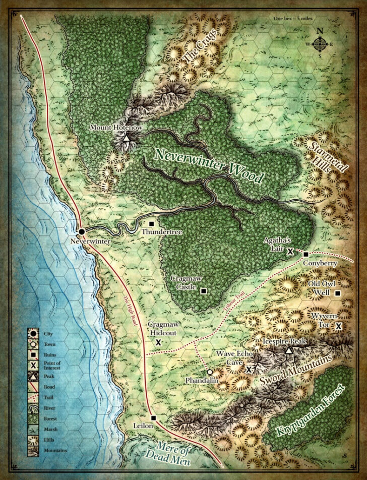 Lost Mine Of Phandelver Printable Maps