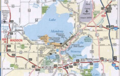 Madison WI Roads Map Free Printable Map Madison City Surrounding Area