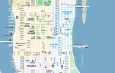manhattan streets and avenues must see places new york map map of 1 Manhattan Streets And Avenues Must see Places New York Map Map Of