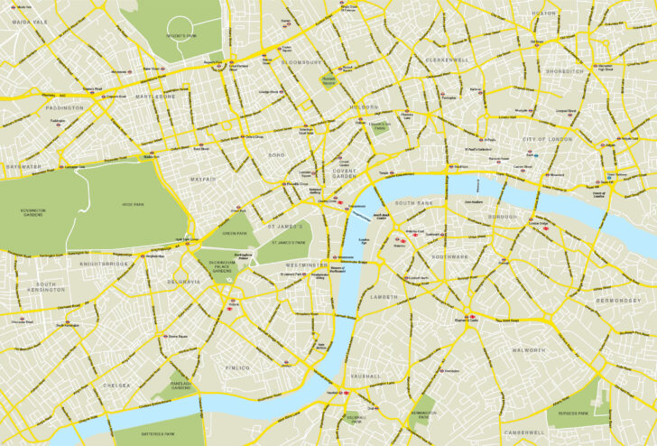 Printable Central London Map Free