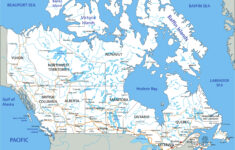Map Of Canada Guide Of The World