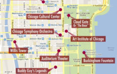 Map Of Chicago Attractions Printable Printable Maps