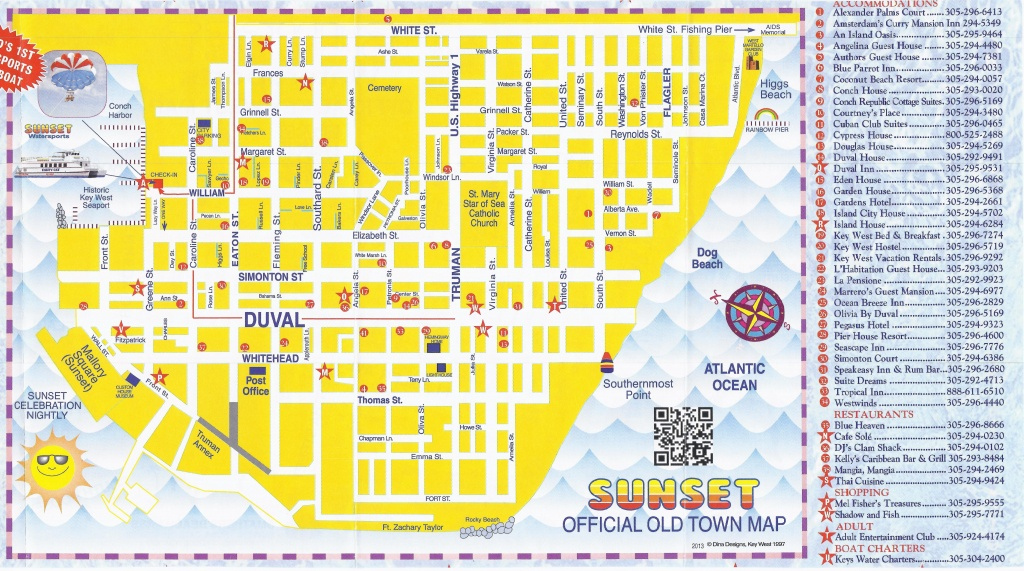 Map Of Duval Street Key West Florida Printable Maps