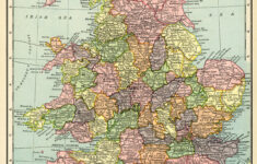 Map Of England And Wales Free Vintage Image Old Design Shop Blog