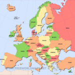 Map Of Europe For Children