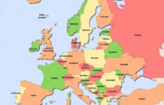 Map Of Europe For Children