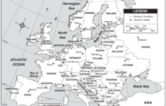 Map Of Europe With Capitals Mapsof Net