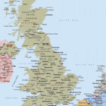 Map Of Great Britain Showing Towns And Cities Map Of Great Britain