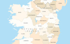 Map Of Irish Counties Royalty Free Editable Vector Map Maproom