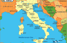 Map Of Italy France Oppidan Library