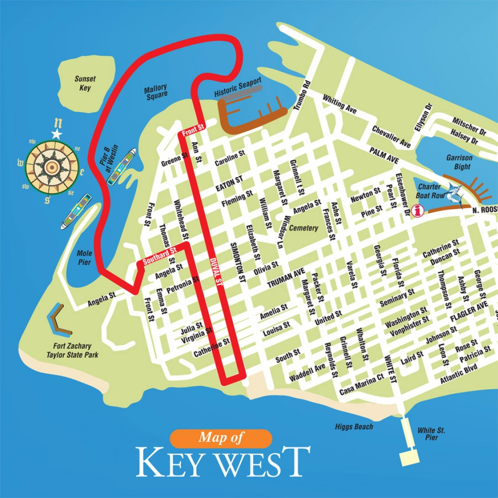 Map Of Key West Old Town Key West Maps In 2019 Key West Map 1 