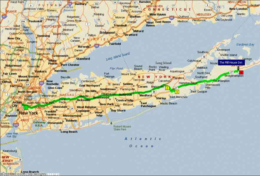 Map Of Long Island N Y HolidayMapQ