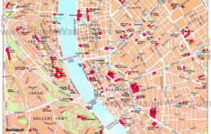 Map Of Main Area Near River Hungary budapest In 2019 Budapest