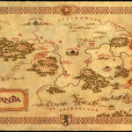 Map Of Narnia Chronicles Of Narnia Narnia