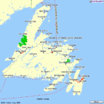 Map Of Newfoundland Cities And Towns Google Search Printable Maps