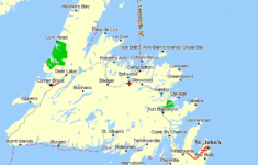 Map Of Newfoundland Cities And Towns Google Search Printable Maps