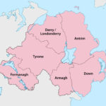Map Of Northern Ireland Counties Map Of Northern Ireland Counties And