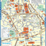 Map Of Nottingham Created In 2011 For Thomson Directories One Of