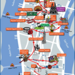 Map Of Nyc Tourist Attractions Sightseeing Tourist Tour Regarding