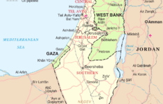 Map Of Palestine Today