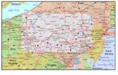 Map Of Pennsylvania And Other Free Printable Maps
