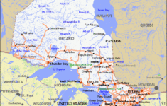 Map Of Roads Of Ontario Maps Of Canada Provinces And Territories
