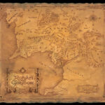 Map Of Rohan Gondor Middle Earth Map Lord Of The Rings Map