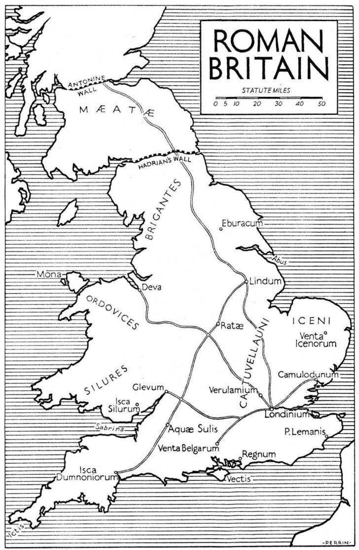 Free Printable Maps Ancient Britain
