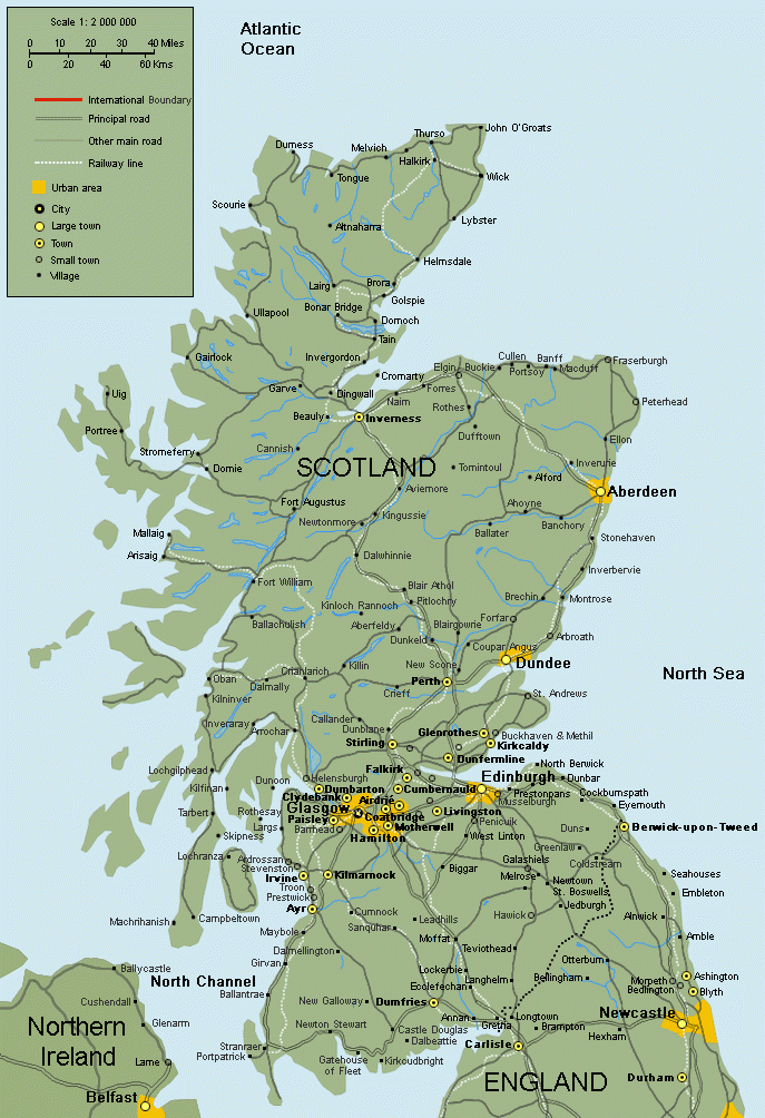 Map Of Scotland Pictures Maps Of UK Cities Pictures