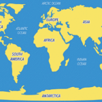 Map Of Seven Continents And Oceans Free Printable Maps