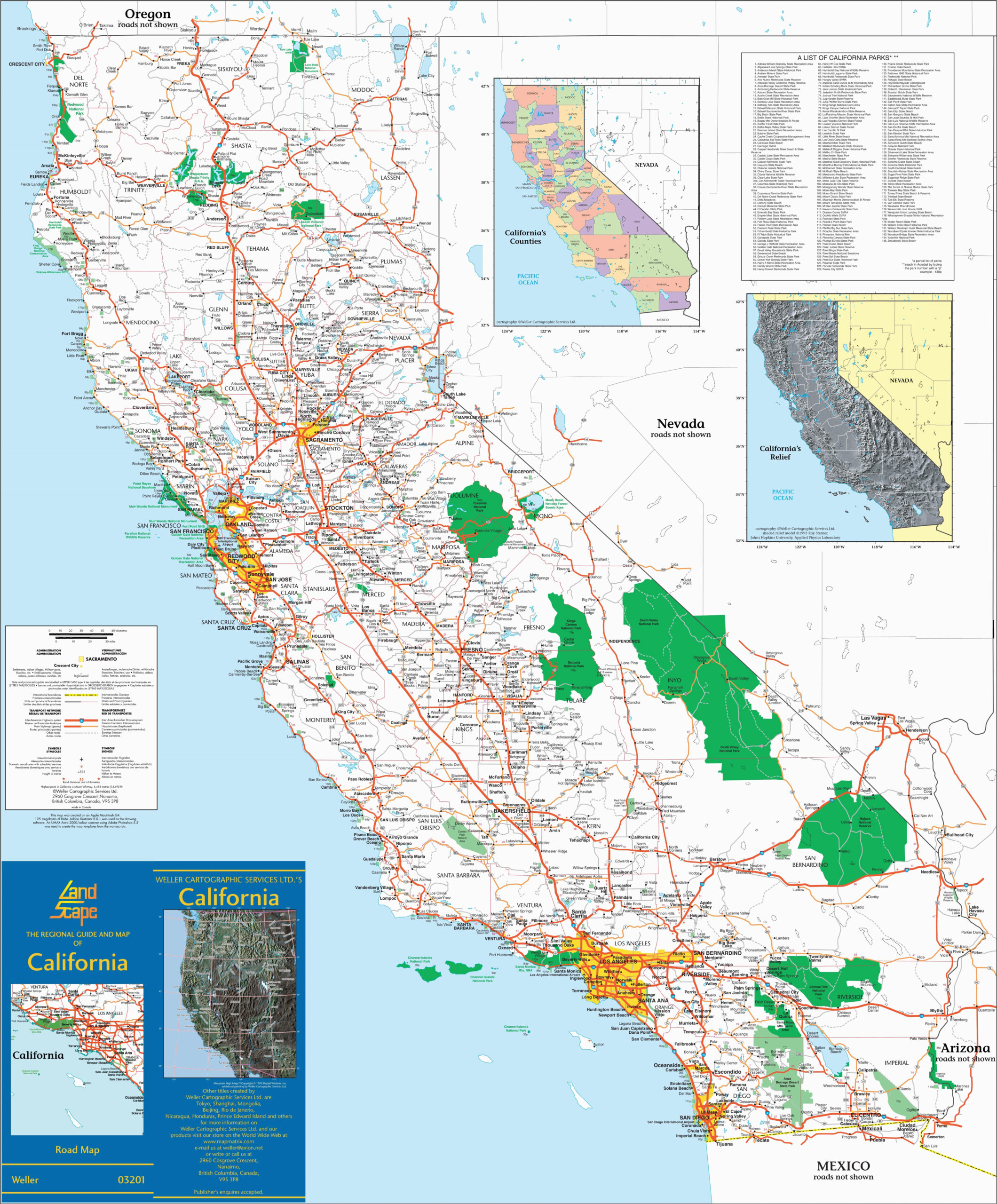 Map Of Southern California Cities And Counties Secretmuseum