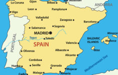 Map Of Spain Guide Of The World