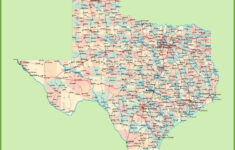 Map Of Texas With All Cities And Towns Secretmuseum
