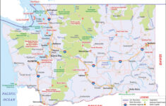 Map Of Washington State Cities And Towns Printable Map