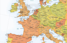 Map Of Western Europe Political High Detail In 2019 Europe Map