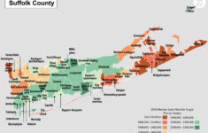Map Suffolk County NY Real Estate Median Sales Price 2018 Suffolk