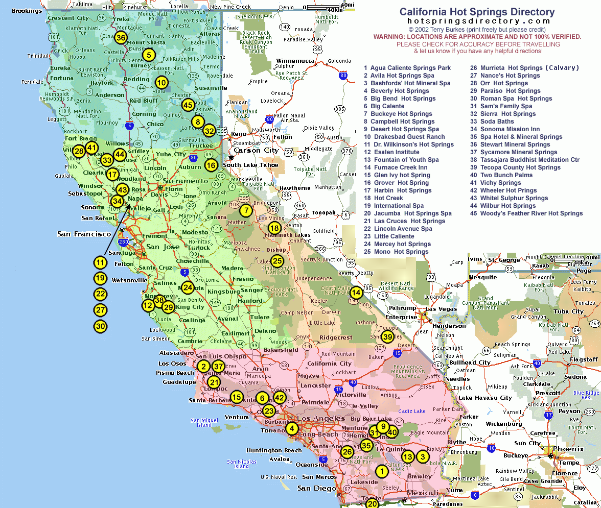 Maps Adventures In Southern California