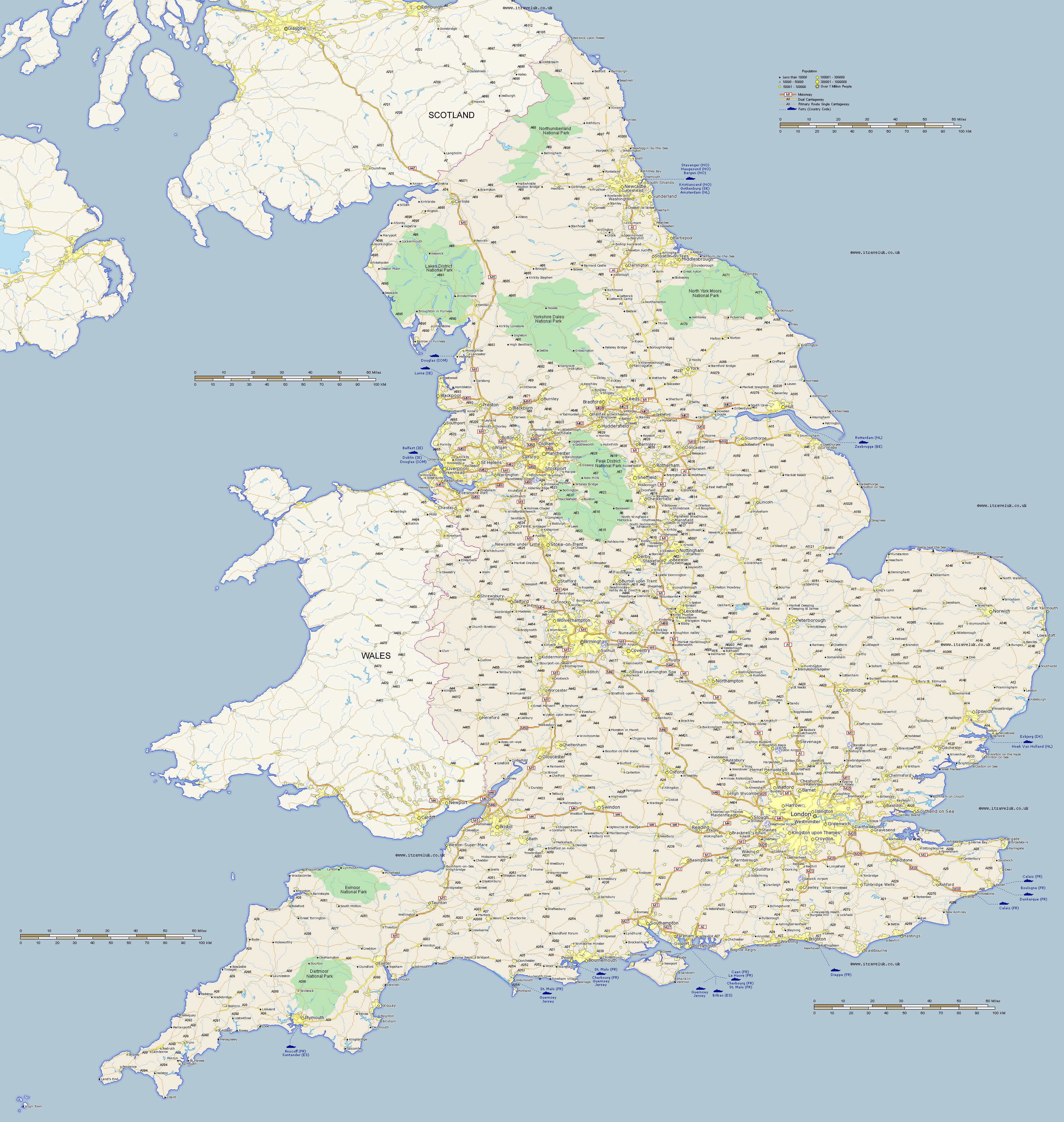 Maps Map England