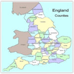 Maps Of England And Its Counties Tourist And Blank Maps For Planning