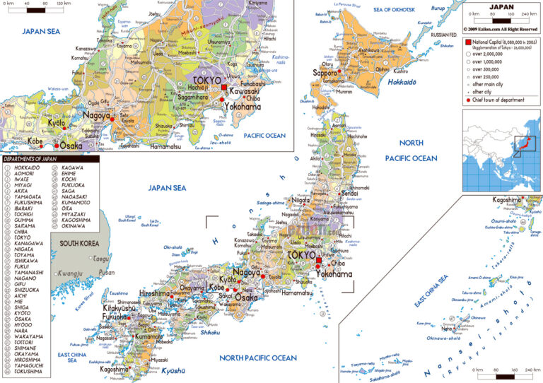 Maps Of Japan Detailed Map Of Japan In English Tourist Map Of Japan ...