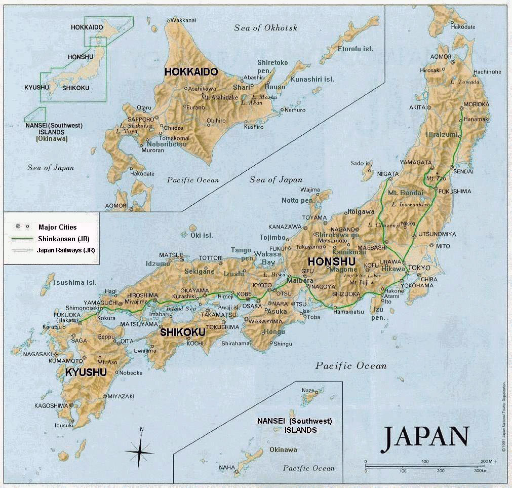 Maps Of Japan Detailed Map Of Japan In English Tourist Map Of Japan 