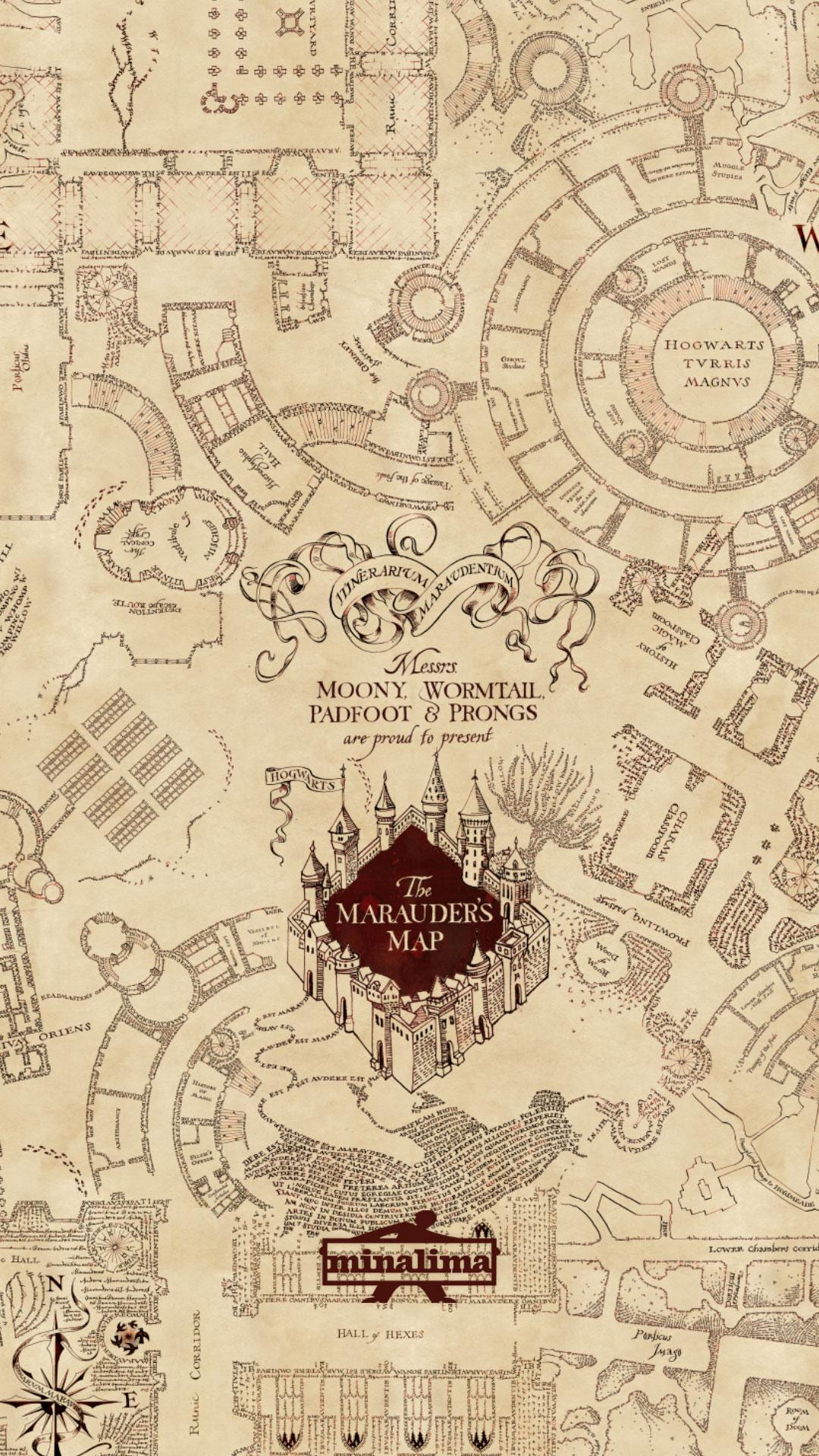 Marauders Map Wallpapers Top Free Marauders Map Backgrounds 