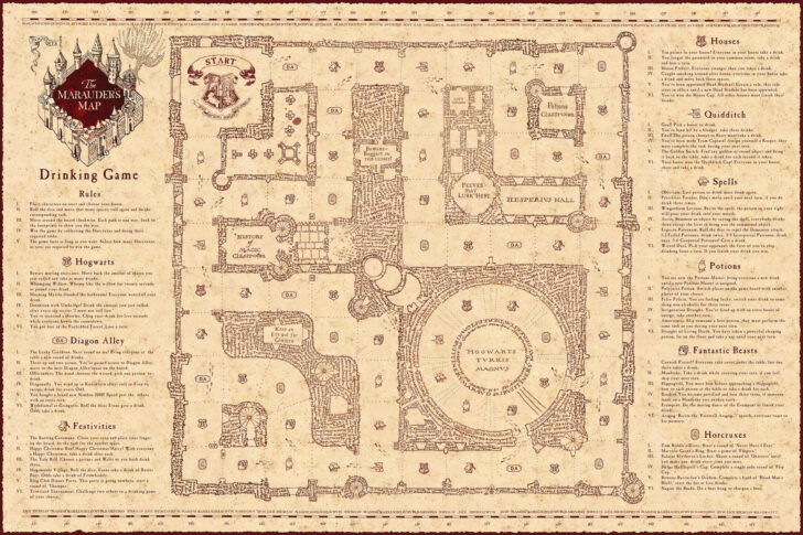 Marauder’s Map Printable