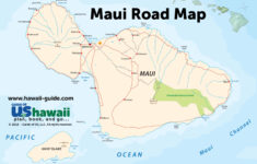 Maui Hawaii Maps Travel Road Map