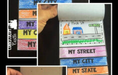 Me On The Map Flip Book Template SampleTemplatess SampleTemplatess