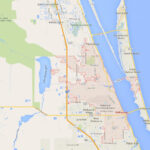 Melbourne Florida Map Satellite Beach Florida Map Printable Maps